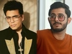  Karan Johar and YouTuber CarryMinati