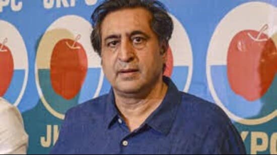 PC chief Sajad Lone. (File)
