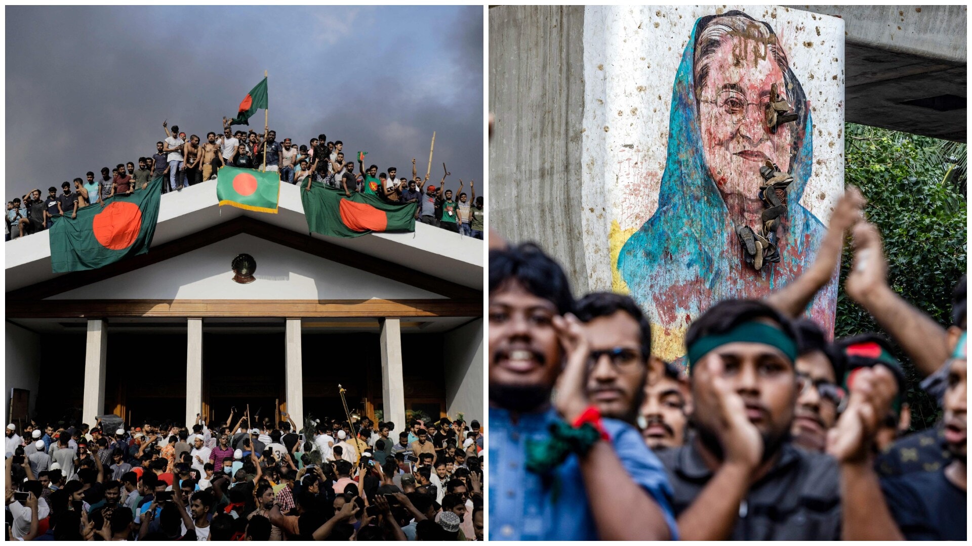 On August 5, 2024, thousands of protests engulfing the government buildings  in the morning including the Prime Minister’s Office, Bangladesh’s Parliament, and Ganabhaban. (HT file)