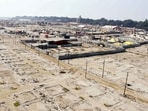 A view of the Sangam area after the conclusion of the Kalpavas during the Magh Mela, in Prayagraj on Wednesday. (ANI)