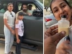 Dubai ruler Sheikh Mohammed bin Rashid Al Maktoum with the kids of an Indian expat. 