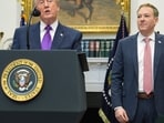 Trump has raised health speculation after slurring his words during a speech at the ceremony where he was crowned the “Undisputed Champion of Coal.” (AP Photo/Evan Vucci)