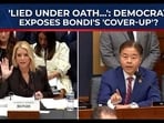 Pam Bondi 'lied under oath' to protect Trump's Epstein ties? Pam Bondi 'lied under oath' to protect Trump's Epstein ties?