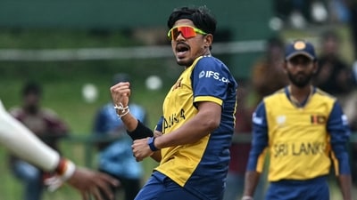 Meanwhile, Maheesh Theekshana, Dushmantha Chameera took two-wicket hauls. (AFP) Meanwhile, Maheesh Theekshana, Dushmantha Chameera took two-wicket hauls. (AFP)