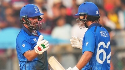 The partnership of the Mosca brothers now moves to the top of the list the Manenti brothers joined against Scotland: they outdo Kamran and Umar Akmal, and hold the record for the highest partnership between brothers at a T20 World Cup. AJ finished on 62*, and Justin on 60*, in lockstep with one another. (AP) The partnership of the Mosca brothers now moves to the top of the list the Manenti brothers joined against Scotland: they outdo Kamran and Umar Akmal, and hold the record for the highest partnership between brothers at a T20 World Cup. AJ finished on 62*, and Justin on 60*, in lockstep with one another. (AP)