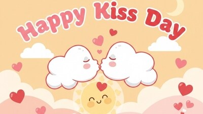 Happy Kiss Day 2026: खास संदेशों और शुभकामनाओं के साथ 13 फरवरी को किस डे मनाएं। (गूगल जेमिनी) Happy Kiss Day 2026: खास संदेशों और शुभकामनाओं के साथ 13 फरवरी को किस डे मनाएं। (गूगल जेमिनी)
