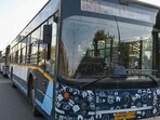 As per GMBCL office, the bus service will start at 6:40 am. (Parveen Kumar/HT)