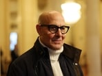 Milano Cortina 2026 Winter Olympics - Red Carpet at La Scala - Teatro La Scala, Milan, Italy - February 6, 2026 Actor Stanley Tucci arrives for the La Scala event ahead of the opening ceremony of the Milano Cortina Games REUTERS/Amanda Perobelli