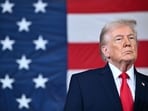 US President Donald Trump looks on during an event with members of the military and their families at Fort Bragg, North Carolina on February 13, 2026.
