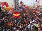 TVK chief Vijay held a rally earlier today in Salem, Tamil Nadu.
