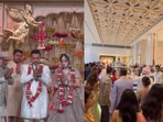 Mukesh Ambani's nephew Vikram Salgaocar and Shweana Poy Raiturcar got married at Jio World Convention Centre in BKC. 