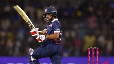 Saiteja Mukkamalla played a brilliant knock of 79 runs setting stage for the later US batters. (Lakshmi) Saiteja Mukkamalla played a brilliant knock of 79 runs setting stage for the later US batters. (Lakshmi)