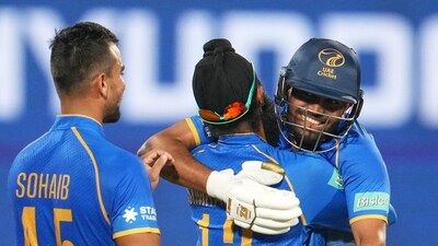 Chasing 151, UAE reached 151/5 in 19.4 overs. (AP)
