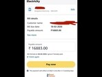 The screenshot of the electricity bill shared by the Reddit user. 