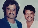 Joe Simon with Rajinikanth in his younger days.