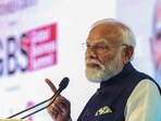 Prime Minister Narendra Modi addresses the ET Now Global Business Summit, in New Delhi. 