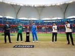 India's captain Suryakumar Yadav and Pakistan's captain Salman Agha.