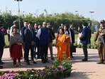 Saxena addressed policymakers, industry leaders and researchers at the first-ever two-day DDA Green Expo 2026 at Baansera Park. (Vipin Kumar/Hindustan Times)