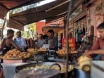 Street food in India poses health risks due to poor hygiene practices. Street food in India poses health risks due to poor hygiene practices.