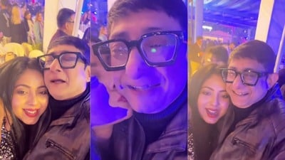 ‘আমার সারাজীবনের ভ্যালেন্টাইনকে…’, প্রেম দিবসে বরকে চুমু খেয়ে আদুরে বার্তা শ্রীময়ীর!