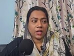 Jugsalai Nagar Parishad (JNP) chairperson candidate Niloufar Hussain has sought central forces deployment for urban local body (ULB) elections on February 23 (HT Photo)
