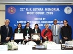 Justice Nagarathna, who was the chief guest at the prize distribution ceremony at the event (HT)