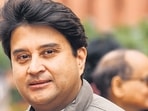 New Delhi: Union Minister Jyotiraditya Scindia at Parliament House complex during the Budget session, in New Delhi, Thursday, Feb. 1, 2024. (PTI Photo/Kamal Kishore)(PTI02_01_2024_000159A) (PTI)