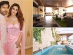 Nupur Sanon and Stebin Ben showcase their elegant Mumbai apartment, featuring a balcony with ocean views. 