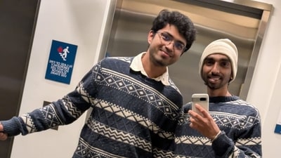 Saketh Sreenivasaiah (L) was found dead in the US on February 14 Saketh Sreenivasaiah (L) was found dead in the US on February 14