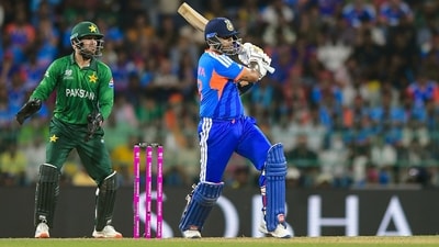 Suryakumar Yadav produced a composed 32 off 29 deliveries, striking three boundaries and anchoring the innings with a measured approach when quick runs were hard to come by. (ANI) Suryakumar Yadav produced a composed 32 off 29 deliveries, striking three boundaries and anchoring the innings with a measured approach when quick runs were hard to come by. (ANI)