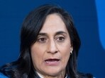 Foreign Minister of Canada Anita Anand at the Munich Security Conference in Munich, Germany, on Saturday. (AP)