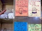 He has signed his name on almost every flyer. (Mayank Austen Soofi) He has signed his name on almost every flyer. (Mayank Austen Soofi)