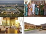 Savji Dholakia and his family live in a 50-acre estate that looks like a resort. Savji Dholakia and his family live in a 50-acre estate that looks like a resort.