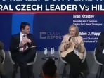A tense exchange unfolded at the Munich Security Conference as former U.S. Secretary of State Hillary Clinton clashed with Czech deputy prime minister Petr Macinka over Donald Trump. A tense exchange unfolded at the Munich Security Conference as former U.S. Secretary of State Hillary Clinton clashed with Czech deputy prime minister Petr Macinka over Donald Trump.