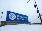 A view of the sign in front of US Homeland Security Department in South East Washington, D.C., U.S. February 15, 2026. REUTERS/Ken Cedeno