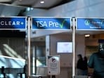 A Transportation Security Administration (TSA) security checkpoint at Ronald Reagan Washington National Airport in Arlington, Virginia, U.S., February 14, 2026. (REUTERS/Annabelle Gordon)