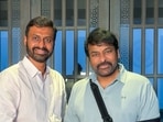 Chiranjeevi shared pictures with the doctor who did the surgery.