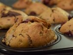 Vanshika Khurana uses oat flour in her strawberry walnut muffins recipe. 