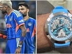 Hardik Pandya sported the Shiva-inspired watch on the India versus Pakistan match taking place on Mahashivratri. Hardik Pandya sported the Shiva-inspired watch on the India versus Pakistan match taking place on Mahashivratri.