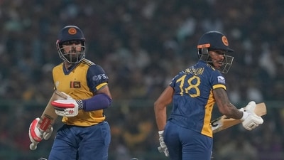 Kusal Mendis and Pathum Nissanka turned things around with a 97-run partnership. (AP) Kusal Mendis and Pathum Nissanka turned things around with a 97-run partnership. (AP)