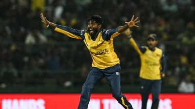 Dushan Hemantha led the Sri Lankan bowling picking up three wickets and causing a collapse of the Australian innings. (AFP) Dushan Hemantha led the Sri Lankan bowling picking up three wickets and causing a collapse of the Australian innings. (AFP)