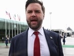 U.S. Vice President JD Vance speaks to the media before he boards Air Force Two to depart for Washington, in Baku, Azerbaijan Wednesday, February 11, 2026.