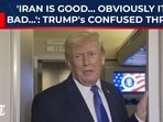 Trump spoke during a press gaggle onboard Air Force One on February 16. Trump spoke during a press gaggle onboard Air Force One on February 16.