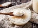 Fermented rice is rich in probiotics.