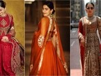 Red bride or pastel dream? 5 stunning bridal-inspired looks of Rashmika Mandanna before her wedding with Vijay Deverakonda(Instagram/@rashmika_mandanna)