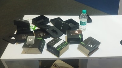 Dhananjay Yadav shared a picture showing empty boxes of the NeoSapien wearables (X/@imDhananjay) Dhananjay Yadav shared a picture showing empty boxes of the NeoSapien wearables (X/@imDhananjay)