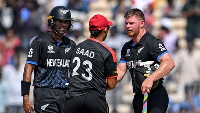 New Zealand defeated Canada by eight wickets in their T20 World Cup fixture in Chennai on Tuesday. The win also saw them qualify for the Super Eight stage. (AFP) New Zealand defeated Canada by eight wickets in their T20 World Cup fixture in Chennai on Tuesday. The win also saw them qualify for the Super Eight stage. (AFP)