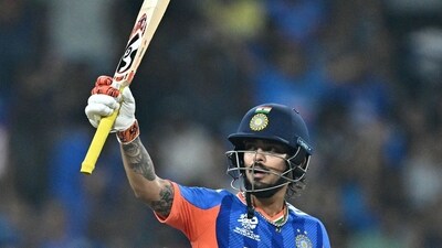 Ishan Kishan smashed 77 runs off 40 balls against Pakistan. (AFP) Ishan Kishan smashed 77 runs off 40 balls against Pakistan. (AFP)