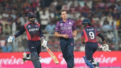 Kushal Bhurtel and Aasif Sheikh got Nepal off to a fiery start in the chase laying a strong foundation. (AP) Kushal Bhurtel and Aasif Sheikh got Nepal off to a fiery start in the chase laying a strong foundation. (AP)