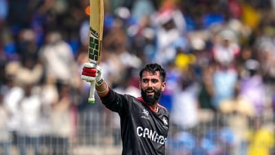 For Canada, Yuvraj Samra got a ton, slamming 110 off 65 balls. (PTI) For Canada, Yuvraj Samra got a ton, slamming 110 off 65 balls. (PTI)